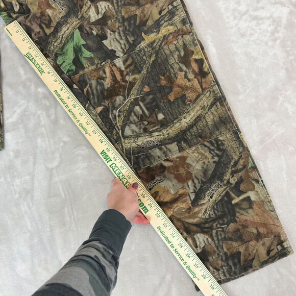 VTG Wrangler Jeans Mens 40x30 Advantage Timber Camo Outdoor Hunting Y2K USA Made - Picture 6 of 14